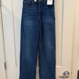 Madewell Dark Blue Flare Jeans